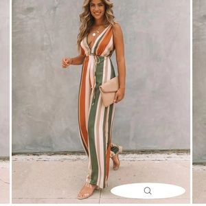 Multi colored jumpsuit - never worn